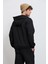 Fermuarlı Kapüşonlu Teknik Sweatshirt 4