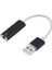 USB den Mikrofonlu Kulaklık Çevirici (USB To 3.5 mm Jack) PlayStation Uyumlu Bilgisayar Ses Kartı Kablosu 3.5 mm Jack (Dişi) Girişli Ses Adaptörü 7.1 Dönüştürücü PS3 PS4 PS5 Uyumlu 5