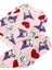 Kız Çocuk Pamuklu Mevsimlik Pembe Kuromi Desen Uzun Kollu Pijama Takımı 3