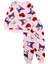 Kız Çocuk Pamuklu Mevsimlik Pembe Kuromi Desen Uzun Kollu Pijama Takımı 1