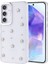 Samsung Galaxy A35 Kılıf Airbag Tasarımlı Simli Şeffaf Zore Kutup Kapak - Kiraz 2