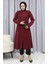Cep Detaylı Fermuarlı Kap 1642-03 Bordo 2
