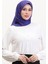 Düz Twill Eşarp 19096-12 Saks 1