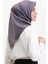 Düz Twill Eşarp 19096-14 Füme 2