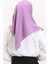 Düz Twill Eşarp 19096-08 Lila 3