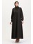 Kare Yaka Elbise 994907-02 Haki 1