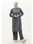 Iki Iplik Tunik Pantolon Ikili Takım 0001-04 Füme 2