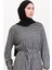 Kuşaklı Emrpime Süet Elbise 4582F-01 Siyah 3