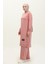 Iki Iplik Tunik Pantolon Ikili Takım 0001-02 Pudra 2