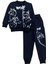 Erkek Çocuk Pamuklu Mevsimlik Lacivert Köpek Desenli Eşofman Takımı 1