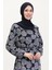 Kuşaklı Emrpime Süet Elbise 4582D-02 Lacivert 3