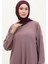 Piliseli Tunik Etek Ikili Takım 0015-06 Vizon 3