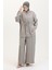 Modal Kumaş Tunik Pantolon Ikili Takım 4064-03 Limon Küfü Yeşili 2