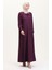 Kare Yaka Elbise 99490701-04 Mor 2