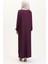 Kare Yaka Elbise 99490701-04 Mor 5