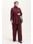 Modal Kumaş Tunik Pantolon Ikili Takım 4064-01 Bordo 1