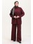 Modal Kumaş Tunik Pantolon Ikili Takım 4064-01 Bordo 2