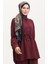 Modal Kumaş Tunik Pantolon Ikili Takım 4064-01 Bordo 3