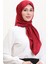 Düz Twill Eşarp 19096-10 Bordo 1