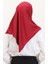 Düz Twill Eşarp 19096-10 Bordo 3