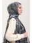 Karaca Etnik Desenli Koton Şal 81086-09 Siyah Gri 3