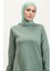 Iki Iplik Tunik Pantolon Ikili Takım 0001-03 Çağla Yeşili 3
