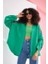 Arkası ve Kolu Kelebek Desen Oversize Nakışlı Kimono Ceket 1