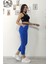 Kemerli Gabardin Kot Kumaş Kalem Denim Pantolon 3880 3