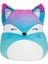 Çocuk Squishmallow Pembe Mavi Tilki Vickie 20 cm 1