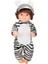 Çocuk 40041 Bebelou Hayvan Kostümlü Bebek 40 cm 5