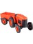 Çocuk Lc Römorklu Sürtmeli Plastik Traktör 1