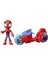 Çocuk F6777 Spidey ve Inanılmaz Arkadaşları - Motorsiklet ve Figür +3 Yaş 4