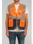 Mühendis Reflektörlü Ikaz Yeleği 10 Adet Turuncu 1