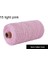 15 Açık Pembe Tarzı 100MROLL 100% Makrome Pamuk Kordon 3mm Renkli Sicim Dize Kordon Doğal Pamuk Halat Dıy El Sanatları Örgü Kordon Ev Tekstili (Yurt Dışından) 1