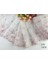 NO.836 Stili Lot 1 Yards Narin Işlemeli Çiçek Pembemorkırmızıbeyazsiyah Tül Dantel Süsleme Dıydikişdüğün Danteli 02 (Yurt Dışından) 1