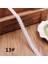 Gümüş Tarzı 12MM 8 Yard 12MM Eğri Pamuk Dantel Trim Kırkayak Örgülü Şerit Kumaş El Yapımı Dıy Elbise Dikiş Dantel Trim Malzemeleri Zanaat Aksesuarları (Yurt Dışından) 1