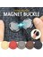 BEJ-5PCS-21MM Tarzı 5 Takım Yüksek Dereceli Görünmez Plastik Mıknatıs Düğme Toka Giyim Dekorasyon Işi Dikiş Seti Giyim El Sanatları Yaka Çiceği Couture (Yurt Dışından) 4