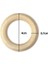 40MM-7MM 50 Adet Stil Ahşap Yüzük Bebek Diş Kaşıyıcı Daire Doğal Ahşap Kemirgen Diş Çıkarma Halkası Oyuncak Montessori Dıy Hemşirelik Bebek Hediye Süsler Aksesuarları (Yurt Dışından) 1