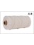 3 mm Bej Tarzı 100MROLL % Renkli Makrome Pamuk Kordon Renkli Sicim Ip Kordon Pamuk Ip El Sanatları Kordon Örgü Kordonu Ev Tekstili (Yurt Dışından) 1