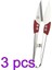 3 Adet Tarzı Et Paslanmaz Çelik Iplik Makası Kesme Dikiş Veya Makasları Çapraz Dikiş Veya Nakış Veya U Iplik Veya (Yurt Dışından) 1