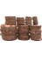 B05-5CM-50PCS Tarzı Doğal Çam Yuvarlak Bitmemiş Ahşap Dilimleri Ağaç Kabuğu ile Daireler Günlük Diskler Dıy Boyama Ahşap Tahta Düğün Parti Dekor (Yurt Dışından) 2