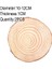10-12CM 2 Adet Stil Kalın Dıy Craft Bitmemiş Ahşap Çemberler Doğal Çam Yuvarlak Ahşap Dilimleri Ağaç Kabuğu ile Sanat Noel Orna Için Günlük Diskler (Yurt Dışından) 1