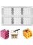 B02 Stili Mini 3D Rubik Küp Pişirme Mus Kek Kalıbı Silikon Kare Kabarcık Tatlı Kalıpları Mutfak Bakeware El Yapımı Mum Alçı Kalıp (Yurt Dışından) 5