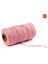 05 Pembe Stil Acrame Pamuk Kordon Halat Dize Dikiş Dıy Renkli Halat Şerit Craft Iplik Sicim Ev Tekstili Düğün Parti Dekorasyon (Yurt Dışından) 1