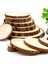 20PCS5-6CM Tarzı Kalın 1 Paket Doğal Çam Yuvarlak Bitmemiş Ahşap Dilimleri Ağaç Kabuğu ile Daireler Günlük Diskler Dıy El Sanatları Düğün Parti Boyama (Yurt Dışından) 3