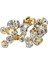 Altın 5mm Tarzı 50 Takım Kristal Rhinestone Trim Perçinler Diamante Çiviler Dıy Giyim Çanta Deri Dekoratif Tekir Sivri Cam Matkap Tırnak (Yurt Dışından) 2
