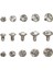 Altın 5mm Tarzı 50 Takım Kristal Rhinestone Trim Perçinler Diamante Çiviler Dıy Giyim Çanta Deri Dekoratif Tekir Sivri Cam Matkap Tırnak (Yurt Dışından) 5
