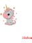 TH3516 Stili Prajna Unicorn Yamalar Giyim Için Demir On Yamalar Karikatür Yama Isı Transferi Yamalar Termal Etiket Sevimli Demir On Transfer (Yurt Dışından) 1