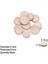 3-4CM-10PCS Tarzı Bitmemiş Ahşap Yuvarlak Kalp Ahşap Etiket Doğal Ahşap Dilim El Yapımı Ahşap El Sanatları Dıy Ahşap Boyama Ev Asılı Dekorasyon Için (Yurt Dışından) 1