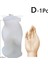 D Stili 3D Jest Kalıbı Silikon Mum Kalıbı Yaratıcı Mum Yapımı Süreci Dayanıklı Manken El Modeli Takı Yüzük Ekran Standı (Yurt Dışından) 1